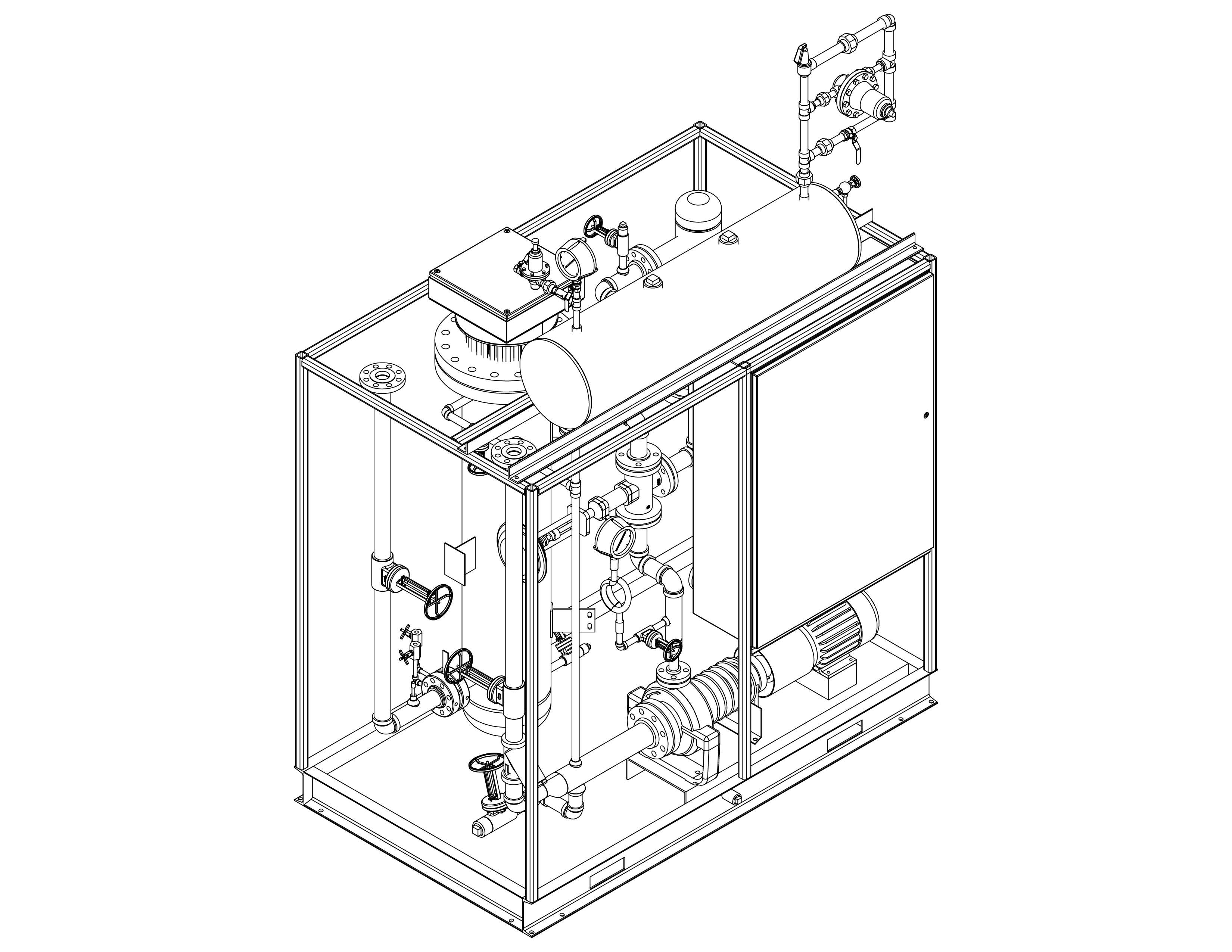 120 kW Hot Oil System with Integrated Cooling
